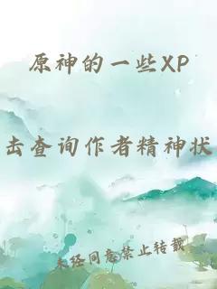 原神的一些xp